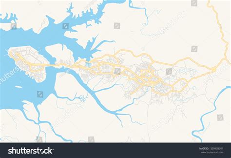 Map Of Buenaventura Colombia