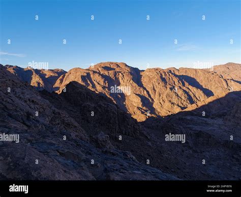 Photo of Sinai Mountain, Mount Moses, a mountain in the Sinai Peninsula ...