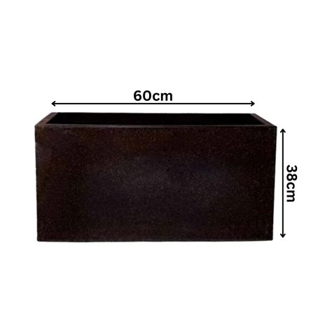 Hug A Plant | Quebec Rectangle 60CM Rotomolded Plastic Pot for Home