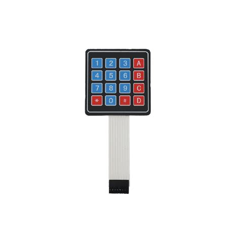Buy 4x4 Matrix Keypad Membrane by ArrowTechCart.com |Keypad Membrane ...