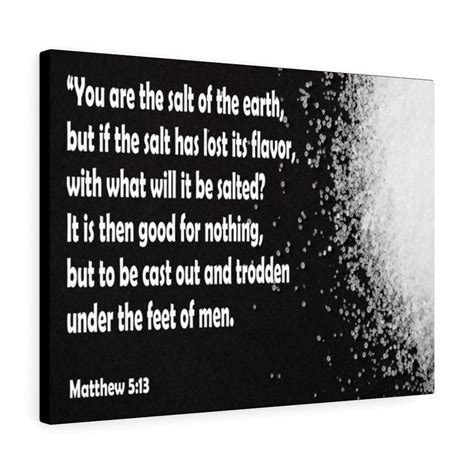 Scripture Walls You Are The Salt of The Earth Matthew 5:13 Bible Verse ...
