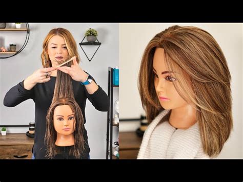 Image result for Short Hair Layered Tutorial