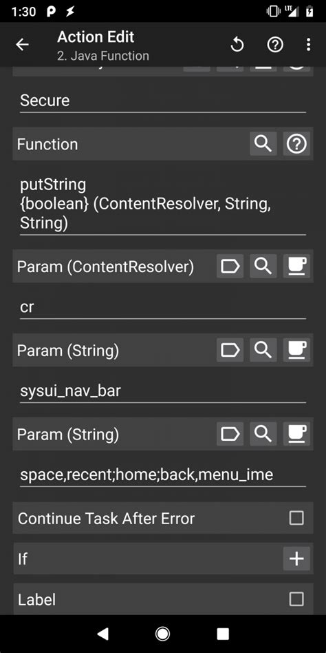 Image result for Tasker Settings