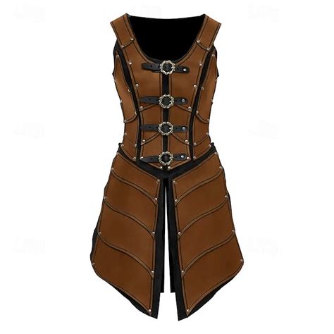 Medieval Renaissance Dress Armor Vest Warrior Shieldmaiden Barbarian ...