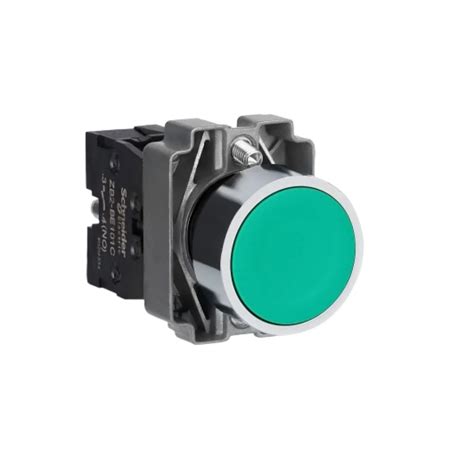 Buy Schneider Electric XB2BA31C 22 Mm Green Push Button Online at Best ...