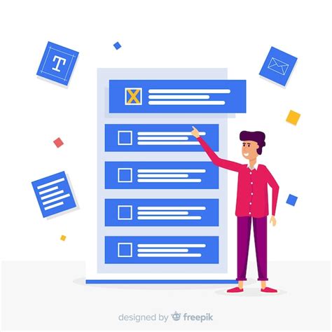 Giant check list | Free Vector