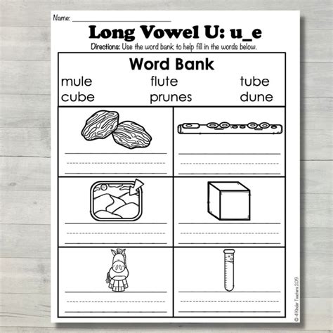 Long U Short u Vowel Sounds Worksheets - Worksheets Library