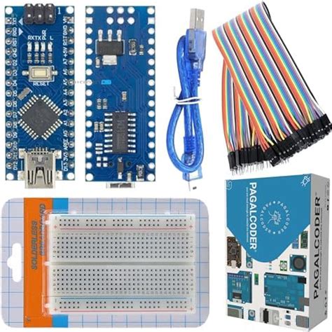 Robocraze Nano Board Compatible with Arduino with soldered pin : Amazon ...