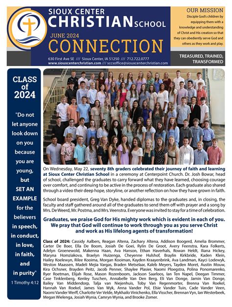 SCCS News - Sioux Center Christian School