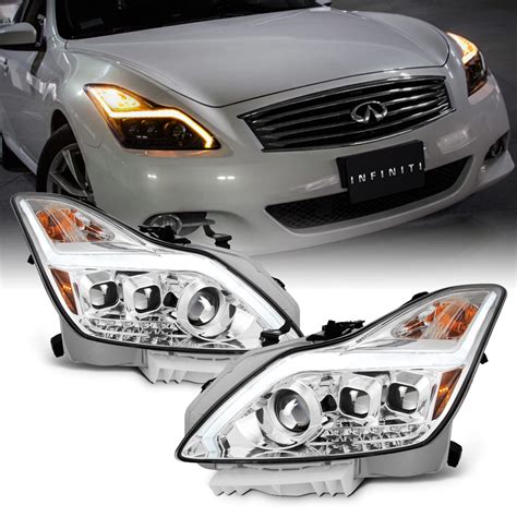 Snapklik.com : For 2008-2015 G37 / Q60 Coupe New Clear LED Sequential ...