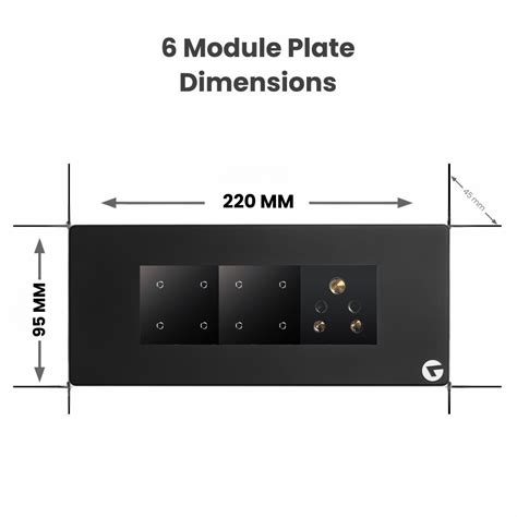 L&G 6M Modular WiFi Smart Touch Switch | Alexa & Google Compatible ...