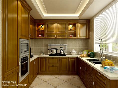 欧式厨房客厅装修效果图 – 设计本装修效果图