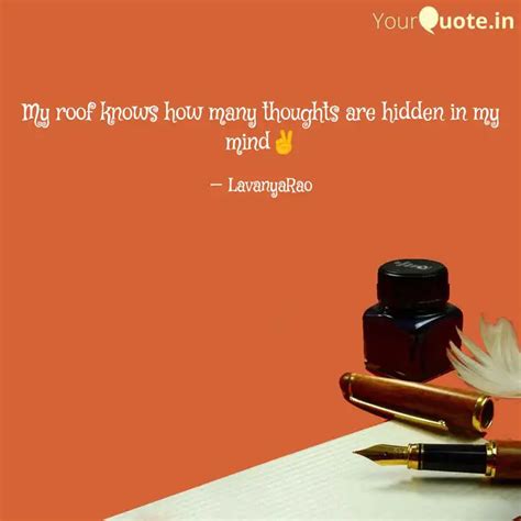 My roof knows how many th... | Quotes & Writings by Lavanya Kalla ...