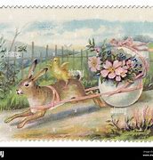 Image result for Vintage Victorian Easter Bunny