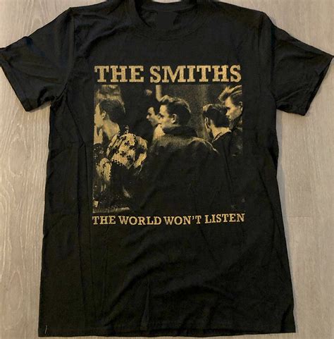 The smiths T-Shirt the world world won't listed | The smiths t shirt ...