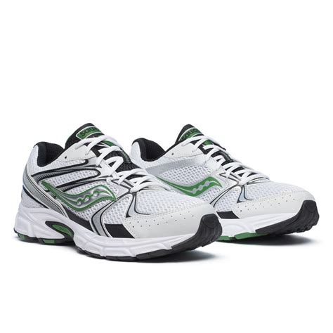 Buy Saucony Unisex Ride Millennium Sneakers Progrid Off White & Green ...