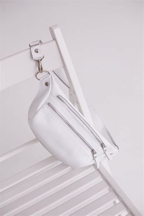 White Fanny Pack, Leather Fanny Pack, Pack, Belt Bag, Hip Bag, Bum Bag ...