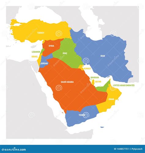 Political Map Of West Asia Unfolding Geopolitical Shifts And The