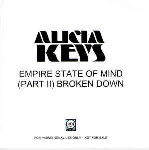 Alicia Keys - Empire State Of Mind (Part II) Broken Down (CDr) | Discogs