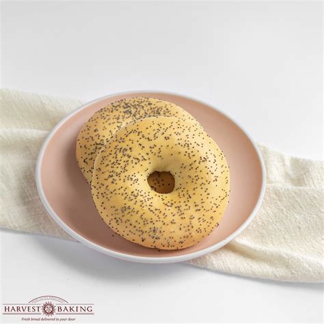 Poppy Seed Bagels - Harvest Baking