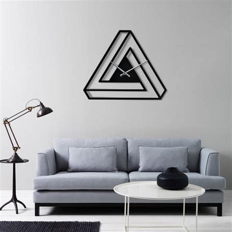 Minimalist Infinite Triangle Wall Clock – The Artment