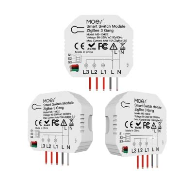 Image result for 2 Gang Light Switch Module ZigBee