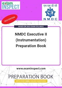 Buy NMDC Executive II (Instrumentation) Preparation Book [Paperback ...