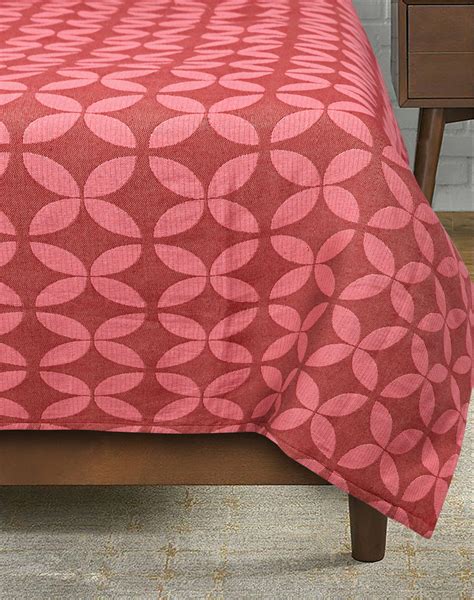 DHADKI Cotton Bed Cover Sheet in Elegant – No Pillow Covers Included