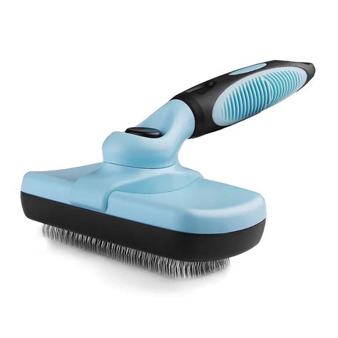 Pets First Self Cleaning Slicker Brush - Retractable Design for Quick ...