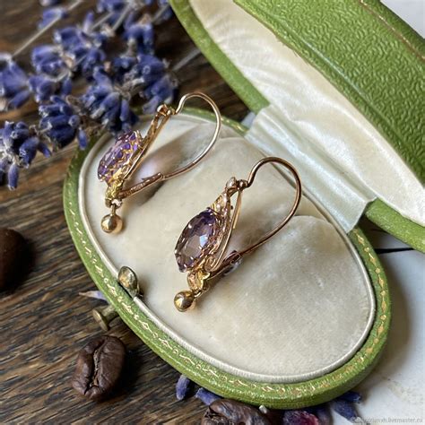 Винтаж: Антикварные серьги Biedermeier купить в интернет-магазине ...