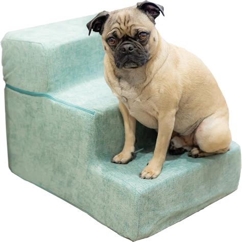 Tucker Murphy Pet™ Portable Foldable Foam Pet Stairs/Steps For Couch, Sofa, And High Bed, Non ...