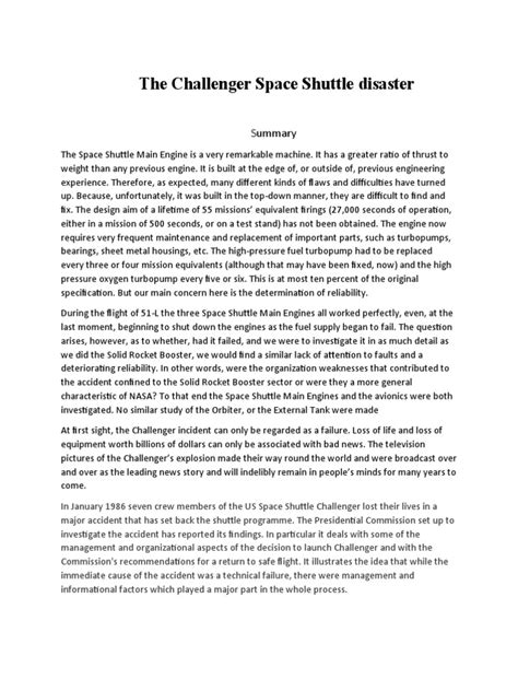 Image result for Space Shuttle Challenger Transcript