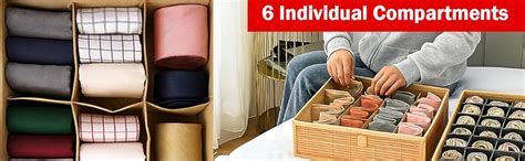 PRIME PICK Inner Care Storage Organizer Box Foldable Cloth Innerwear ...