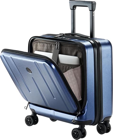 16" Carry On Briefcase Luggage with 2 Laptop Compartments, Lightweight ...