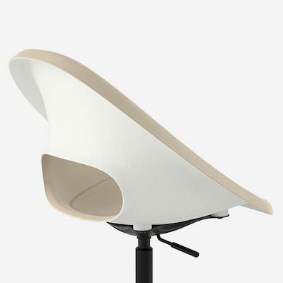 ELDBERGET / MALSKÄR swivel chair, beige/black - IKEA