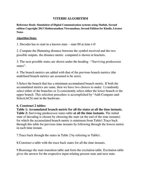 Image result for Viterbi algorithm Implementation