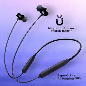 GDS Wireless Neckband, 48Hrs Playtime, Double EQ Mode, Fast Charging_AM ...