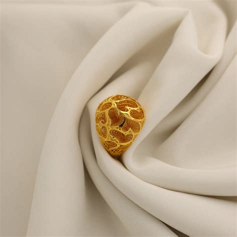 Classic Turkish Design 24KT Gold Plated Ring | Premium Finish – Handa ...