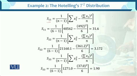 Image result for Hotelling T2 Statistical Model Example