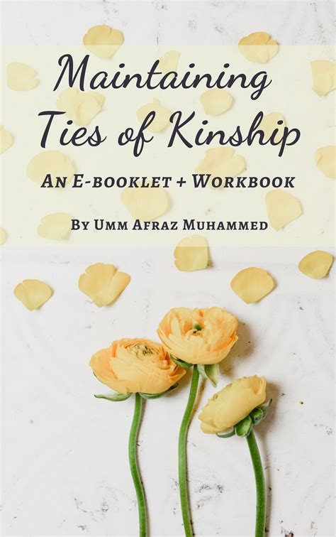Maintaining Ties of Kinship E-booklet + Workbook – The Islamic Kid Store