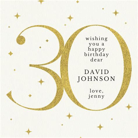 Sparkling 30 - Birthday Card | Greetings Island