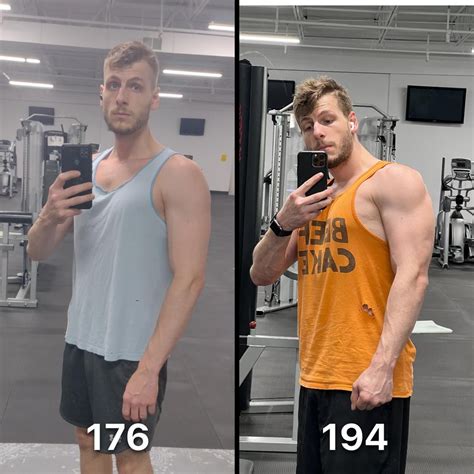 M/28/6’2” [176lbs to 194lbs] (14 weeks) : r/Brogress