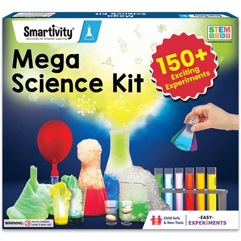 Smartivity Mega Science Kit 150+ Science Experiment Kit for Kids 6 to ...