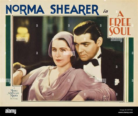 A free soul norma shearer movie poster display hi-res stock photography ...