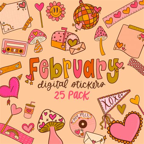 February Month Clip Art