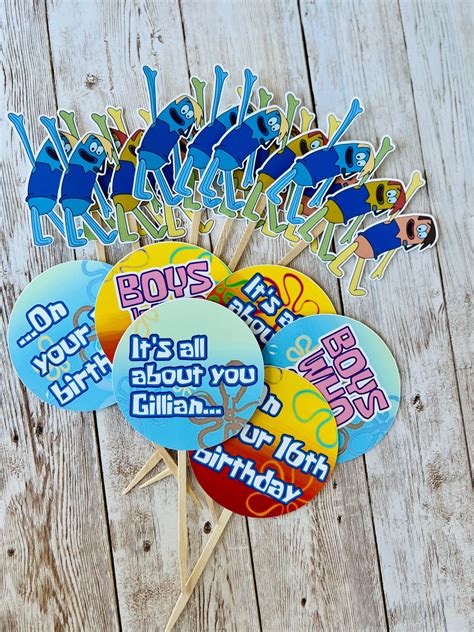 Boys Who Cry Cupcake Toppers – Yoryina Creations