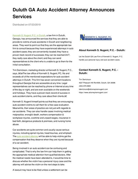 PPT - Duluth Auto Accident Attorney PowerPoint Presentation, free ...