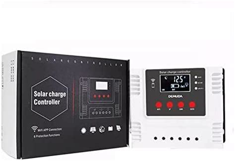 amiciSmart Solar Charge Controller 10A, 12V/24V Intelligent Battery ...