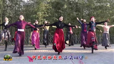 《蓝色天梦》美姿依然原创藏族舞，紫竹院晓红领舞