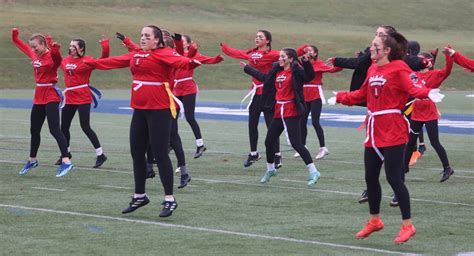 Needham High seniors top Wellesley in low-scoring Powder Puff football ...